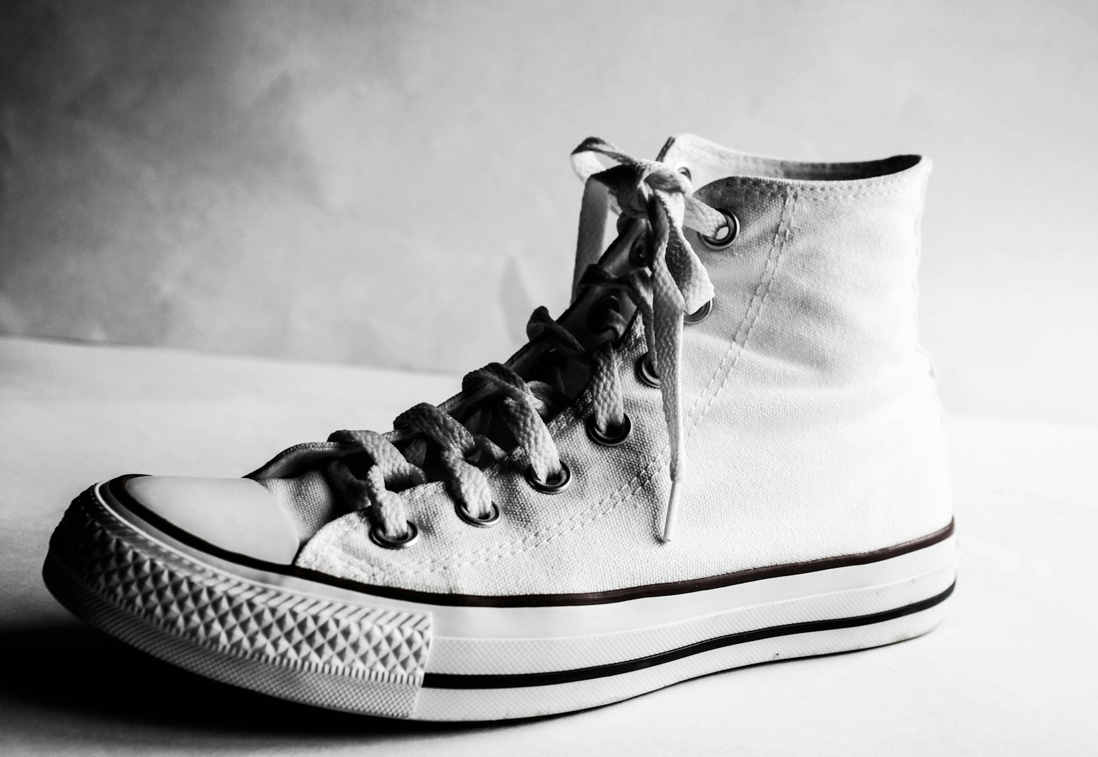 Real canvas sneaker source photo